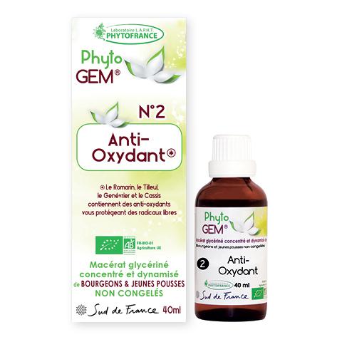anti-oxydant - phytogem - gemmotherapie - phytofrance